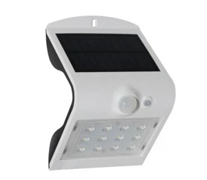 OMEGA Applique ad energia solare colore Bianco da 1,5W SMD2835 220LM 4000K IP65 - Foto 1 di 9