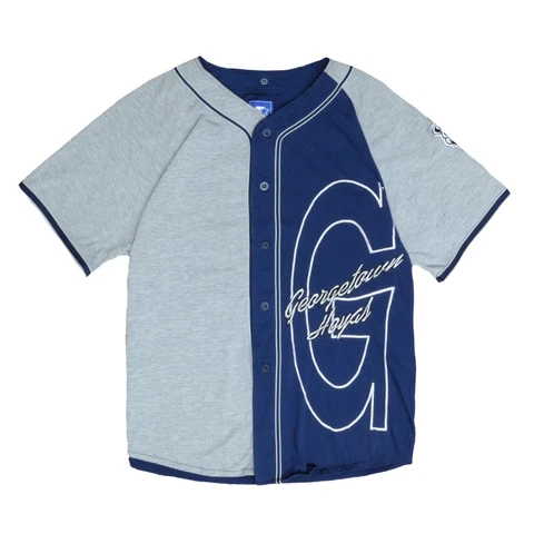 Vintage Georgetown Hoyas Starter Baseball Jersey Size Medium 90s NCAA Cover