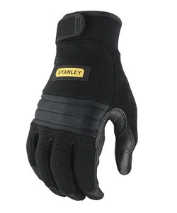 Stanley Anti Vibration Gloves Vibration Reducing Work Gloves Vibe Gel Palm - Picture 1 of 4