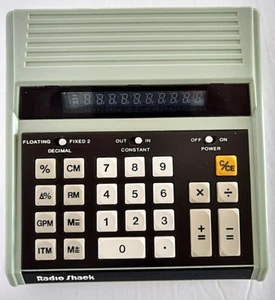  Calculadora de escritorio portátil Tandy Radio Shack 1978 vintage EC-2001 65-660   - Imagen 1 de 7
