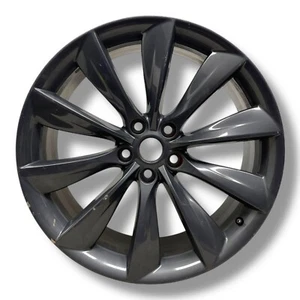 2012-2020 Tesla Model S Front 21" Alloy Wheel Rim 21x8.5J +40mm OEM 6005868-00-E - Picture 1 of 13