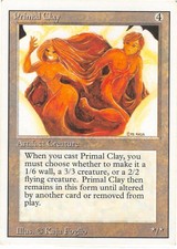Primal Clay *Rare* Magic MtG x1 Revised MP
