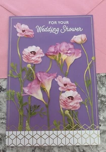 For Your Wedding Shower 💕 Your Special Day 5.5” X 8” Hallmark Greeting Card - Picture 1 of 12