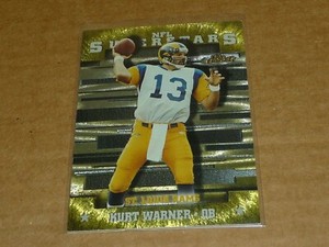 2000 Topps Finest KURT WARNER NFL SUPERSTARS RAMS J3618
