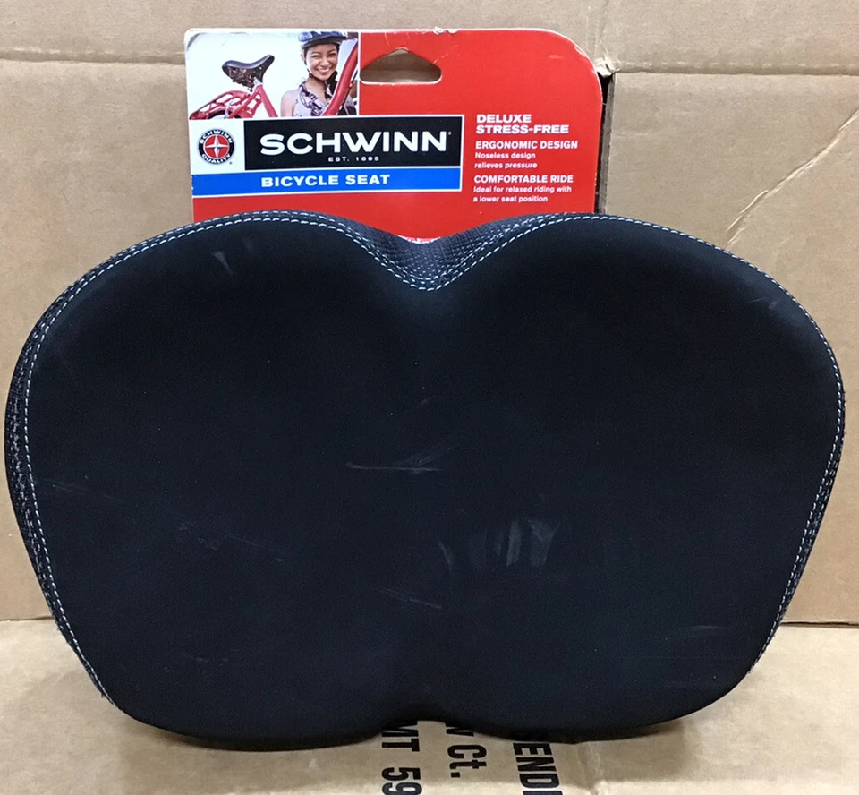 Schwinn Bicycle Seat Stress Free Noseless Saddle U22 - Image 1 of 4