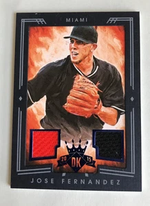 2015 Diamond Kings JOSE FERNANDEZ dual jersey See description - Picture 1 of 1