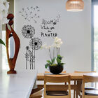  Dandelion Wall Sticker Vinyl Removable Art Wall Decals for Living Room TV Sofa