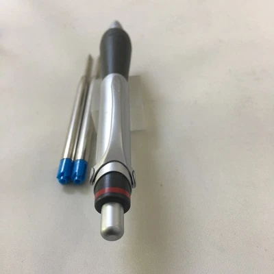 Rotring Skynee Negro Goma Acero Bolita + 2 Recarga Extra Nuevo Alemania Foto 1 de 3