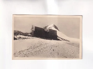 F5350) Ansichtskarte, Erzherzog JOHANN HÜTTE gegen GROSSGLOCKNER 1927 verschneit - Bild 1 von 2