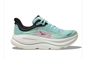 Hoka One One Bondi 9 Damen Laufschuhe blau/spark mint/fluorit Größe 8B - Bild 1 von 11