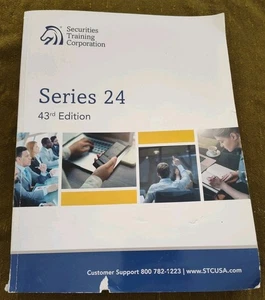 Securities Training Corporation Series 24 Book 43rd Edition Study Manual STC - Bild 1 von 3