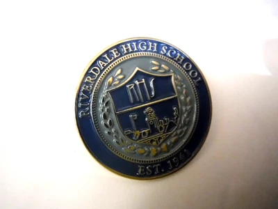 RIVERDALE TV  SERIES  SEASON  7 CREW GIFT  Riverdale High Pin Rare! - Image 1 of 4