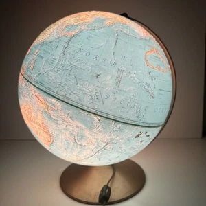Vintage Replogle Globus - beleuchtet World Premier Serie 12" Durchmesser Metallfuß - Bild 1 von 11