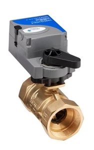 Johnson Controls VG1241FS+910HGA 2-Way 2" Forged Brass Ball Valve, Cv 46.8 - Picture 1 of 1