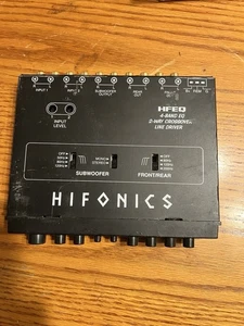Hifonics HFEQ - 1/2 DIN 4-Band Equalizer mit 9 Volt Line-Driver Signal Pro Unteste - Bild 1 von 8