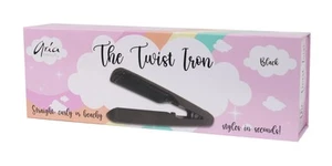 Twist Iron, Dual Voltage Hair Straightener and Curler 2-in-1, Black Tourmalin... - Picture 1 of 3