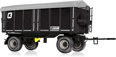 Rimorchio Ribaltabile Kröger a Due Assi a Tre Vie HDK 302-Nero - Immagine 1 di 4