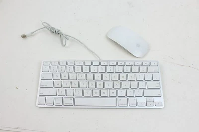 Apple Wired Keyboard and wireless magic mouse 2 | A1242 a1657 - Image 1 of 4