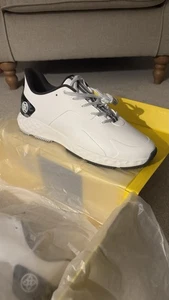 MEN'S MG4+ CAMO ACCENT GOLF SHOE WHITE/CHARCOAL CAMO Size 11 BNIB - Picture 1 of 4