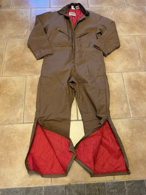 Vintage Walls Blizzard-Pruf  Insulated Canvas Coveralls Men Large USA  2480 - Image 1 of 4