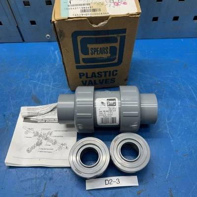 Spears 4529-010C Tu 2000 Ball Check Valve 1in Cpvc - Image 1 of 4