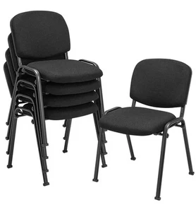 new Quality metal Stackable meeting/office/party/garden/classroom padded chairs - Picture 1 of 4
