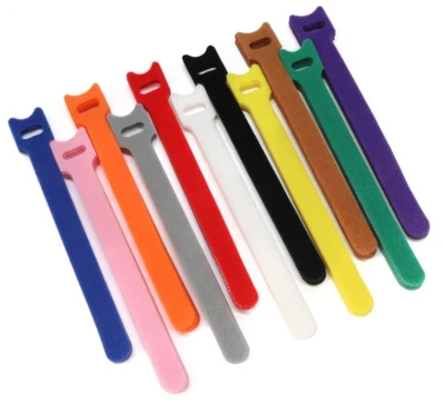 10/20/50/100PCS Reusable Adjustable Straps Hook and Loop Cable Ties Tidy lot - Image 1 of 3
