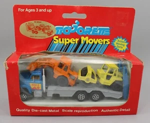 1:64 Majorette *SUPER MOVERS* #3032 Heavy Duty Transporter w/Loader & Roller NIB - Picture 1 of 1