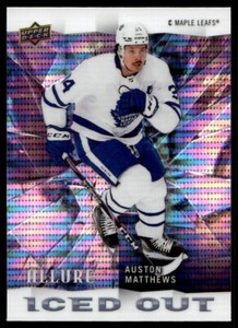 2020-21 Upper Deck Allure Iced Out Auston Matthews G90 Toronto Maple Leafs #IO-6