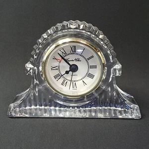 The Jay Company Crystal Clear Mantle Clock 3 5/8" - Picture 1 of 8