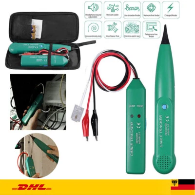 Cable Tracker Leitungssuchgerät Leitungssucher Strom Kabelsucher Kabeltester DE - Bild 1 von 4