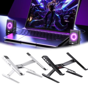 Laptop Stand Adjustable Laptop Holder Riser Portable Notebook Stand for 12-18in - Photo 1/18