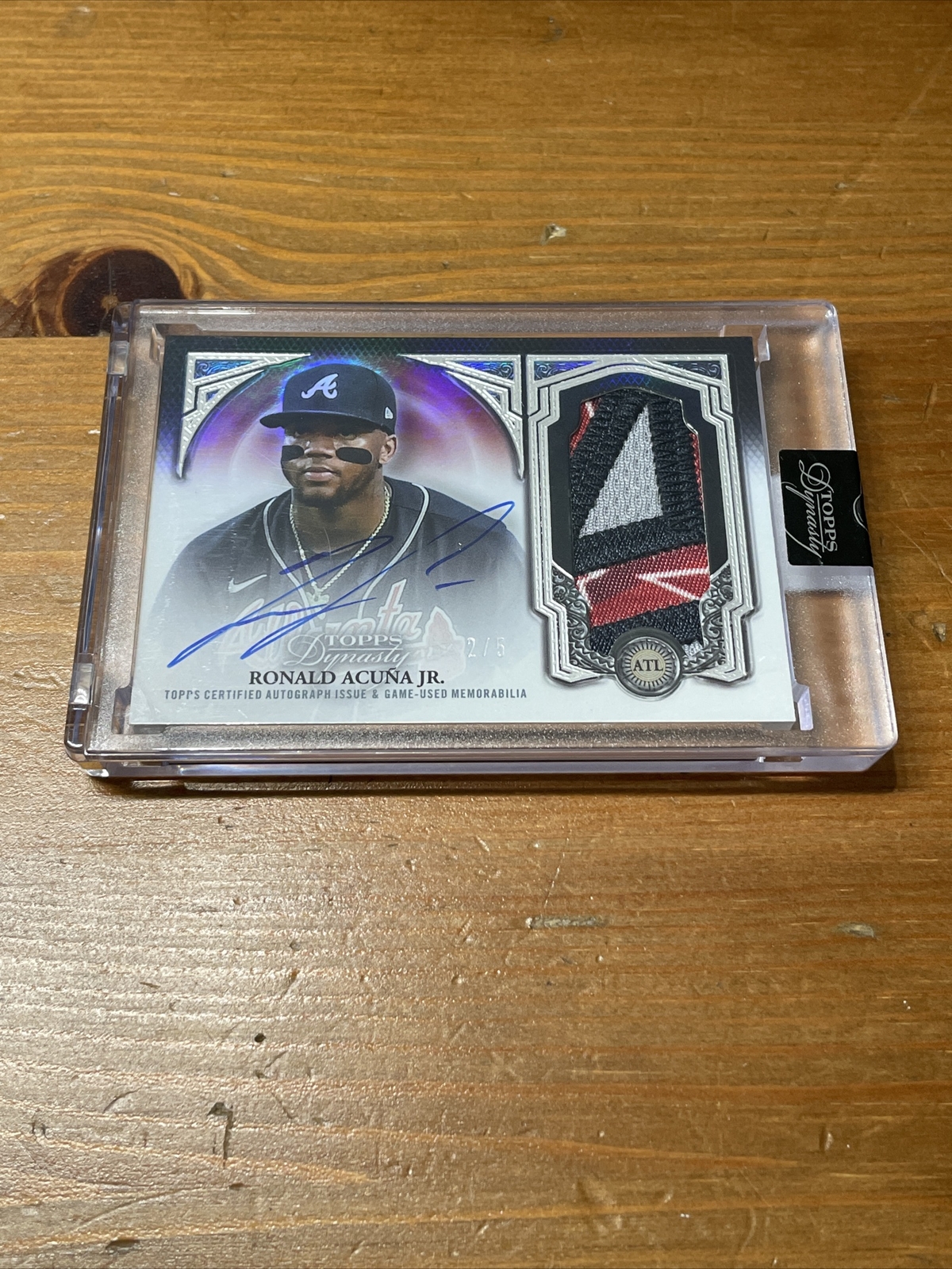 Ronald Acuna Jr. 2018 Topps Dynasty #AP-RAC5 Base /1 Price Guide ...