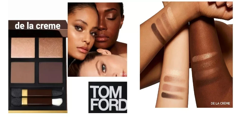 Tom Ford Eye Color Quad 28 De La Creme Palette Neutrals 0.31 oz NIB - Image 1 of 1