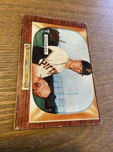 1955 Bowman Roger Bowman #115 Pittsburgh Pirates Vintage Baseball Card (poor)(a)