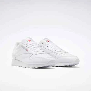Zapatos unisex Reebok clásicos de cuero blancos - Imagen 1 de 8