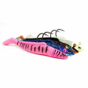 Fladen Conrad Sand Eel, Gummifisch mit 25g Jigkopf 4 Stück Sandaal Jig-Köder - Bild 1 von 2