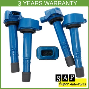 Set of 4 Ignition Coils For Honda Civic Pilot Ridgeline Acura MDX EL Saturn Vue - Picture 1 of 6