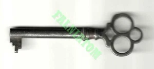 Llave esqueleto barril hueco vintage - aproximadamente 3" de largo - Imagen 1 de 1