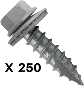 Sacchetto di 250 Atlas Pgyltek 1/4" Dia Lap Stitch Vite Grigio Perla - Foto 1 di 1