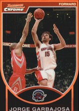2007-08 Bowman Chrome Refractors Black Basketball Card #53 Jorge Garbajosa /199