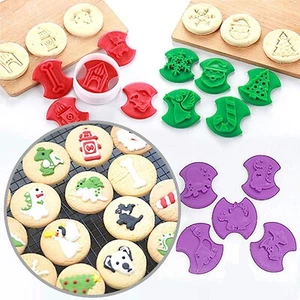 NEW Cookies Mold For Fondant Cake Decorating Gum Paste Sugar Soap craft Plunger - Picture 1 of 7