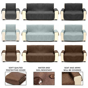 Sofa Covers Quilted Throw Washable Anti Slip Cover Couch Furniture Protector Pet