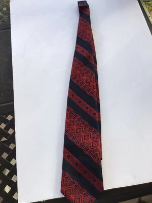 Corbata de hombre Resilio vintage negra y plateada Foto 1 de 3