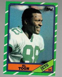 1986 Topps Al Toon - #101 - New York Jets