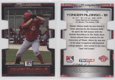 2008 TRISTAR Prospects Plus PROminent Orange Die-Cut /5 Yonder Alonso #7