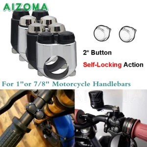 Universal Aluminum Alloy Motorcycle 2-Button Handlebar Self-Locking Switch - Picture 1 of 14