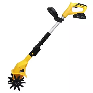 New Cordless Electric Garden Tiller, 20V Battery, 250RPM Max Speed - Picture 1 of 8