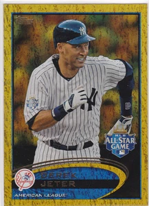 DEREK JETER New York Yankees GOLD FOIL INSERT Baseball Card Topps Update MINT LE - Picture 1 of 2