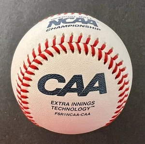 RAWLINGS OFFICIAL NCAA COLONIAL ATHLETIC CONFERENCE BASEBALL FLAT SEAM CAA - Picture 1 of 1